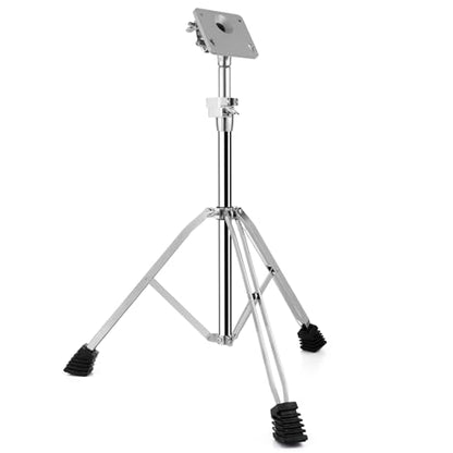 TENTOTEN Electronic Mounting Stand with Plate, Heavy Duty Double Braced Mounting Stand for Electronic Modules & Controller Multi Pads and Drum Pads