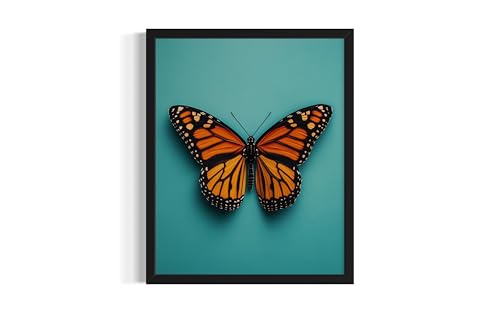 Butterfly Wall Art Print Poster, Insect Posters Prints Enntomological Painting Artwork 221 (Butterfly, 16 x 20 inches, Unframed) - color: Butterfly, size: 20"L x 16"W