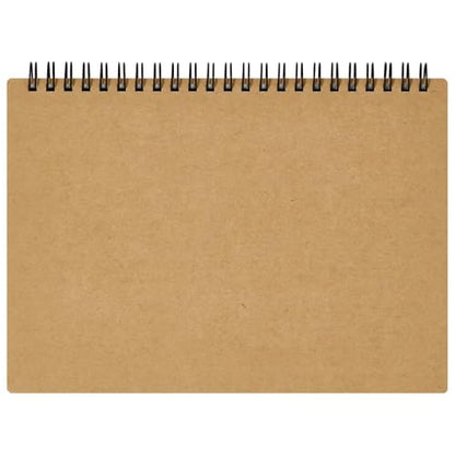Maruman Mnemosyne Grid Notebook- Horizontal A5 Layout, 5.83" x 8.27", 70 Sheets / 140 Pages, 5mm Graph Paper Journal, Perforated Pages & Wire-Bound to Lay Flat, Black, Made in Japan - size: A5 (5.83" x 8.27")