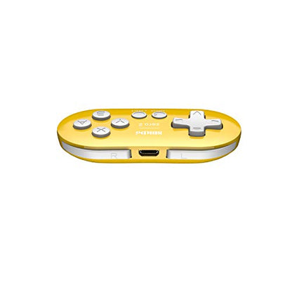 8Bitdo Zero 2 Bluetooth Gamepad Keychain Sized Mini Controller with Mobile Clip for Switch, Windows, Android (Yellow Edition) - color: Yellow