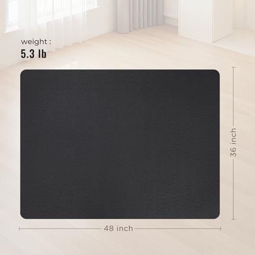 Office Chair Mat for Hard Floors,36"x48" Anti-Slip Waterproof Hardwood Floor Chair Mat,Heavy Duty Floor Protector Rolling Chairs for Home Office