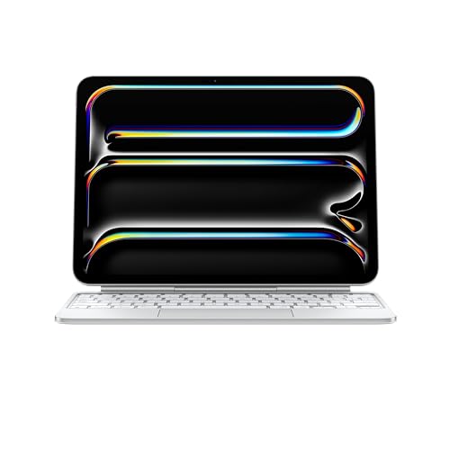 Apple iPad Magic Keyboard Case for iPad Pro 11-inch (M4 and M5), Great Typing Experience, Built-in Trackpad, Function Row, US English - White - color: White, size: iPad Pro 11-inch