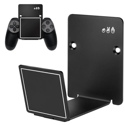 HL127 Headphone Holder Hanger for Desk, Include Adhesive Strips/Screw, Universal Headset Stand for PS4/PS5/Xbox/PC/Mac/Headphones Game Controller Hanger - style: Square