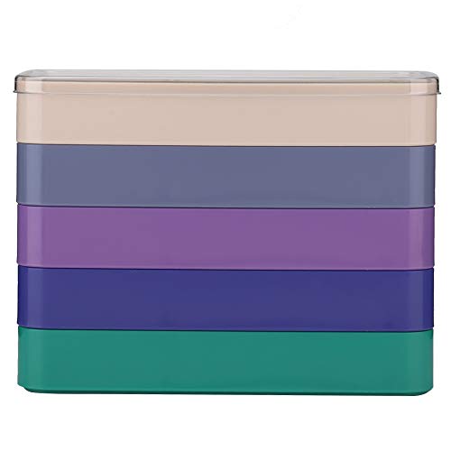 Watch Part Storage Box Watch Parts Keeper, 5 Layers Watch Accessories Organiser Case, Watch Parts Storage Box Watch Tools Storage Container Watchmaker Repair Tool Set(Rectangle)