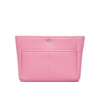 YONEBN waterproof Storage Bag Lightweight Large Capacity nylon Bag Inner Bag Handbag Organizer - color: Pu/Azalea Pink