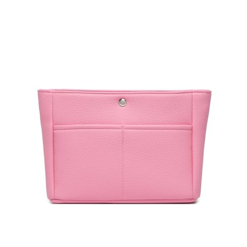 YONEBN waterproof Storage Bag Lightweight Large Capacity nylon Bag Inner Bag Handbag Organizer - color: Pu/Azalea Pink