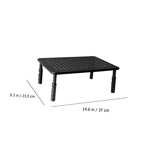 ARTIBETTER Adjustable Monitor Stand Riser with Storage Shelf 3 Height Levels Stable Non-Skid Computer Monitor Stand 14.6 X 9.3 X 5.5 Inches