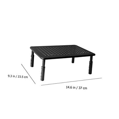 ARTIBETTER Adjustable Monitor Stand Riser with Storage Shelf 3 Height Levels Stable Non-Skid Computer Monitor Stand 14.6 X 9.3 X 5.5 Inches