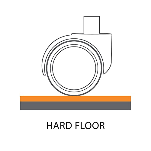 Staples Office Chair Mat, Clear Floor Mats with Lip, Hard Floors, Textured Underside, Extended Under-Desk Coverage, 48 x 36 Inch, Smooth Glide - size: 36" x 48", style: Hard Floor