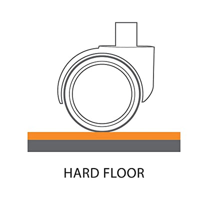 Staples Office Chair Mat, Clear Floor Mats with Lip, Hard Floors, Textured Underside, Extended Under-Desk Coverage, 48 x 36 Inch, Smooth Glide - size: 36" x 48", style: Hard Floor