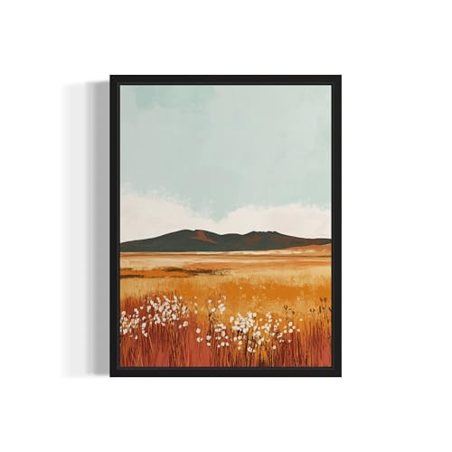 Carrizo Plain Unframed Wall Art Print Poster, California Boho Decor Posters Prints Scenery Landscape Home Picture Painting Artwork Gallery 4 (Carrizo Plain, 10"L x 8"W, Unframed) - color: Carrizo Plain, size: 10"L x 8"W