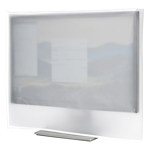 Monitor Dust Cover, LCD/LED HD Antistatic Vinyl Flat-Screen Computer Monitor Water Proof Protective Case Compatible with 22" iMac Desktop and Accessories (22W x16H x3D) - size: 20"-22" in