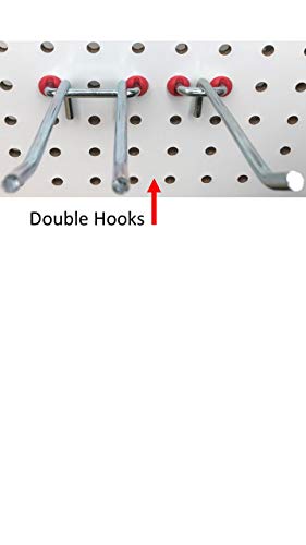 Pegboard Peg Locks 50PCS (1/4 inch, Red) - color: Red, size: 1/4 Inch