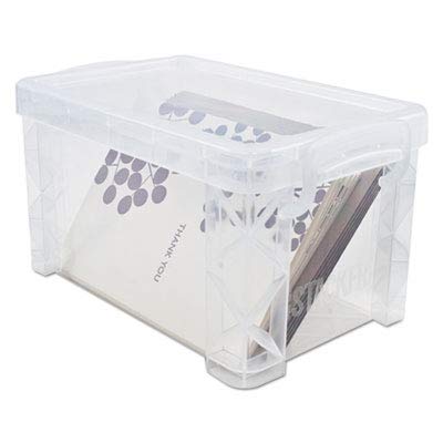 Advantus Super Stacker Storage Case 40305-1 Each - color: Clear, size: 4" x 6"