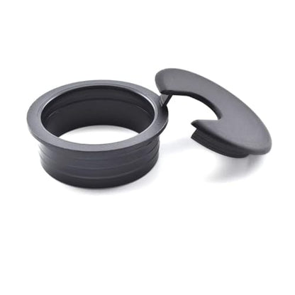 TuTuYa 8PCS Desk Grommet 1.5 Inch, 38mm Black Desk Cable Grommet Desk Cable Hole Covers with Hole Saw, Cable Pass Through, Ideal Solution for Office and Home Table Cable (Black,1-1/2 Inch) - color: 1-1/2 Inch_38mm Black 8PCS