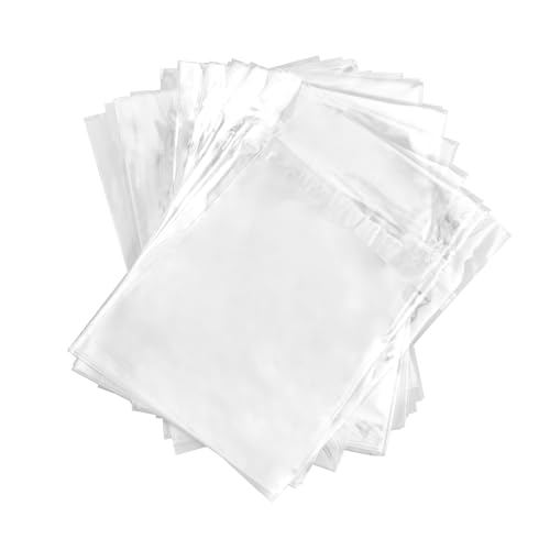 Progo Clear Resealable OPP Plastic Wrap Bags for Standard 12mm Blu-Ray Cases - Dust-Proof Protective Sleeves for Blu-ray Disc Cases, PS3 Games Cases and Food Safe Storage - 5 7/8 x 6 7/8 inches (1000)