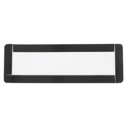 MECCANIXITY PC Dust Filter, 150x50mm Magnetic Frame PVC Computer Case Cooler Dustproof Mesh Cover Fan Grills for Computer Chassis Speakers, White