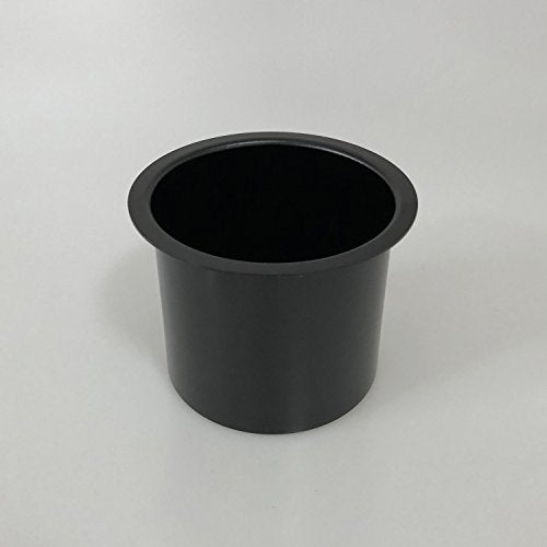 Yuanhe Aluminum Jumbo Cup Holder - 10 Pack Black Poker Table Cup Holder Insert for Casino Game Table Sofa Boats Pontoon Marine Bench Desk RV Cars & Trucks - color: black