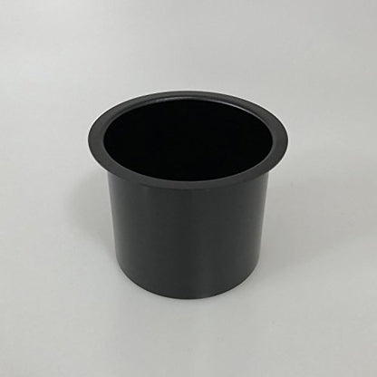 Yuanhe Aluminum Jumbo Cup Holder - 10 Pack Black Poker Table Cup Holder Insert for Casino Game Table Sofa Boats Pontoon Marine Bench Desk RV Cars & Trucks - color: black