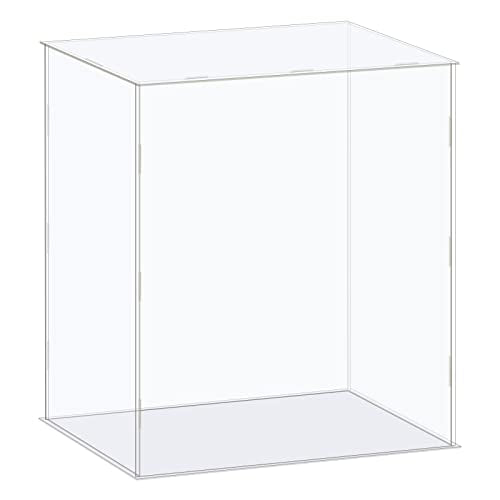 MECCANIXITY Acrylic Display Case Box Clear Dustproof Protection Showcase 14.1x6.3x12.2 Inch for Collectibles Display - size: 14.1x6.3x12.2 Inch