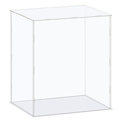 MECCANIXITY Acrylic Display Case Box Clear Dustproof Protection Showcase 14.1x6.3x12.2 Inch for Collectibles Display - size: 14.1x6.3x12.2 Inch
