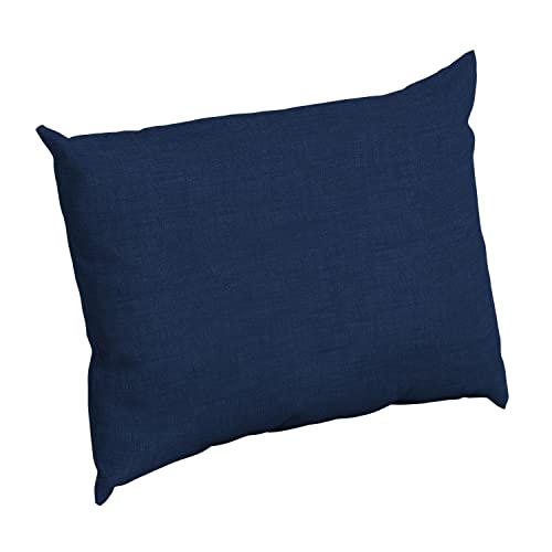 Arden Deep Seat Pillow Back Cushion, 23 x 17, Outdoor/Indoor Replacement Back Cushion, Plush Support, Fade-Resistant, Rain-Proof Patio Furniture Cushion, Sapphire Blue Leala - color: Sapphire Blue Leala, size: 17 x 23