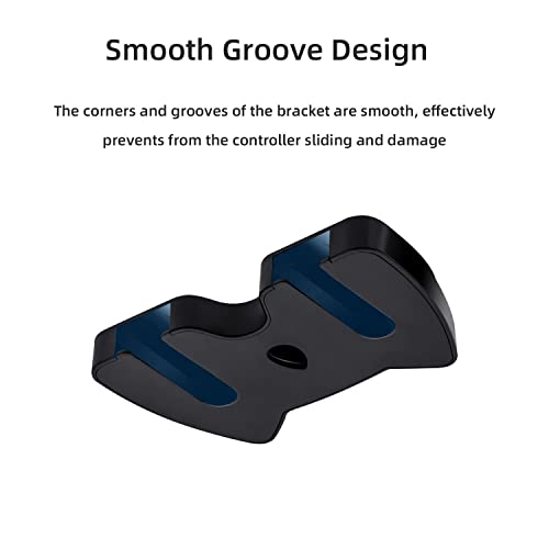 Mcbazel Under Desk Mount for Xbox Series X/S, Xbox One X/S, Xbox One, Xbox 360, Switch Pro Controller, Table Stand Holder Compatible with Xbox and Switch Pro Controller - Black - color: Black