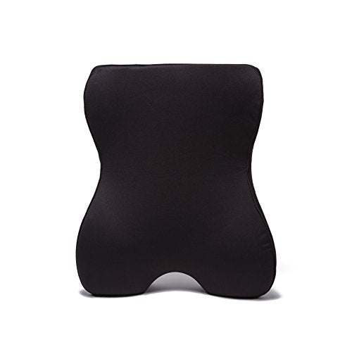 Castle Knight Soft Memory Foam Back Cushion - Tapered Support More Foam in The Lower Back and Less Foam in The Middle and Upper Back for Home, Office, Auto, and Travel (Knight Size, Nightfall) - color: Nightfall, size: Knight