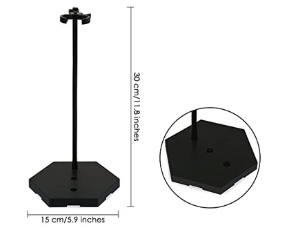 DS. DISTINCTIVE STYLE Action Figure Stand 12 Inch Connectable Metal Toy Stand for 1/6 and1/9 Scale Figures