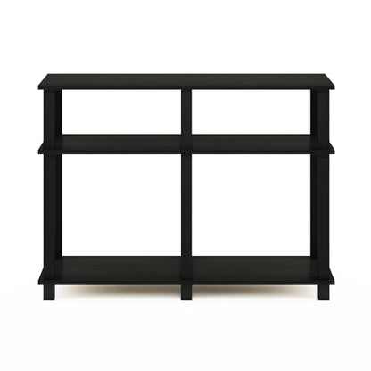 Furinno Romain Turn-N-Tube Stand for TV up to 40 Inch, 40-Inch, Espresso/Black - color: Espresso/Black, size: 40-Inch Plastic Poles