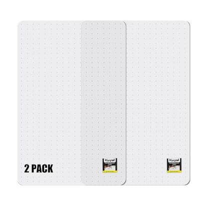 Kuyal Office Chair Mat for Carpet, 2 Pack 32x 49 Clear Heavy Duty Computer Chair Mat, Under Desk Protector Carpeted Floors Mat, Easy Chair Movement,Ship Flat - size: 32" X 49" 2Pack