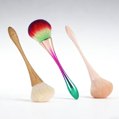 3 Piece Sewing Machine Cleaning Brush Set Essential Dust Removal Brushes for Sewing Machines Keyboards Quilting and Craft Tools Available in Pink Natural Wood and Colorful Options