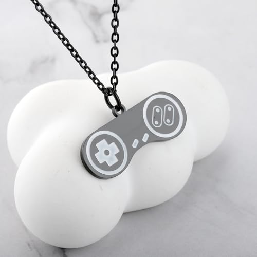 CENWA Gamer Pendant Jewelry Game Controller Necklace Gamer Jewelry (Gamer Necklace)