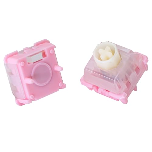 OOCTPK Chilkey WS Flux HE Keyboard Switches Deep Clacky, Pre-Lubed Magnetic Linear Switches, Freely Setting Pre-Travel HE Key Switch for Rapid Trigger Gaming Keyboard (35 Pcs) - color: WS Flux Switches-Deep Clacky-35 Pcs