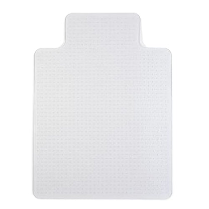 Staples Office Chair Mat, Clear Floor Mats with Lip, Medium-Pile Carpets, Extended Under-Desk Coverage, 48 x 36 Inch, Smooth Glide - size: 36" x 48", style: Medium-Pile