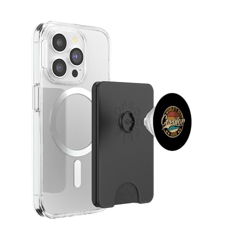 Worlds Best Creator | Vlogger Influencer | Blogger PopSockets PopWallet for MagSafe - style: Magnetic PopWallet
