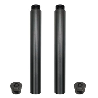 Mic Stand Extension Tube with 3/8" to 5/8" Microphone Extension Pipe Adapter for Mic Booms,Arm Stand 2 Pack