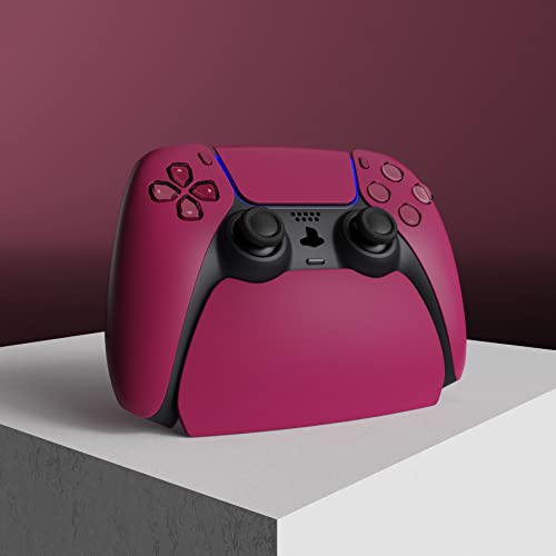 PlayVital Cosmic Red Controller Display Stand for ps5, Gamepad Accessories Desk Holder for ps5 Controller with Rubber Pads - color: Cosmic Red