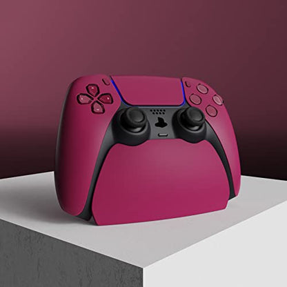 PlayVital Cosmic Red Controller Display Stand for ps5, Gamepad Accessories Desk Holder for ps5 Controller with Rubber Pads - color: Cosmic Red