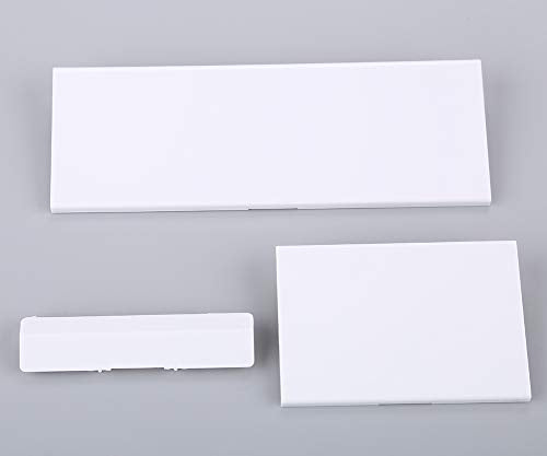 Wii Console Replacement Dust Door, 3 in 1 Repair Part Slot Cover for Nintendo GameCube, NGC Conrtroller/NGC Memory/SD Slot Lid-White - color: white