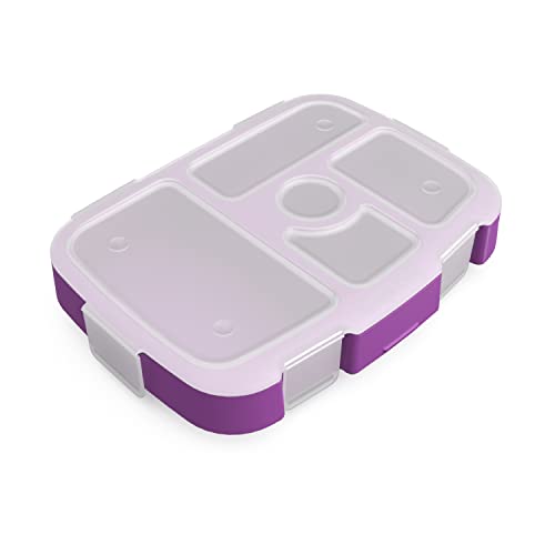 Bentgo Kids Tray with Transparent Cover (Purple) - color: Purple