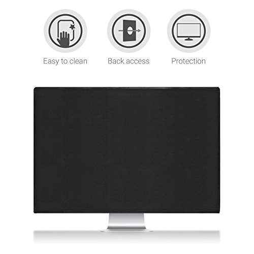 kwmobile Cover Compatible with Apple iMac 27" / iMac Pro 27" - 4-in-1 Case for Monitor and Accessories - Black