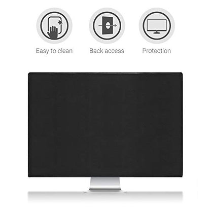 kwmobile Cover Compatible with Apple iMac 27" / iMac Pro 27" - 4-in-1 Case for Monitor and Accessories - Black