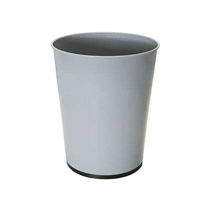 Bath Bliss 5 Liter Small Wastebasket | 2 Pack | Round Open Top | Trash Can | Bathroom | Bedroom | Kitchen | Office | Dorm | Disposal Waste Bin | Garbage | Grey - color: Grey, size: 2 Pack