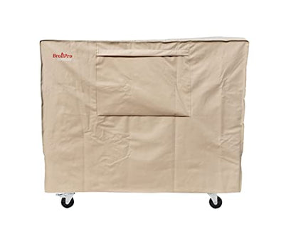 Waterproof 80 Qt Rolling Cooler Cart Cover Fits Most Patio Ice Chest Party Cooler Upto 34L x 20W x 32H inch-Beige… - color: Beige, size: 34L x 20W x 32H inch