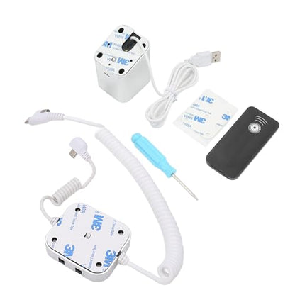 Display Stand, Anti Theft Cell Phone Display Stand,Greater Than Or Equal to 100dB Security Alarm, Fast Charging Infrared Remote Control Unlock for Exhibition(for Android Port, Without claw)