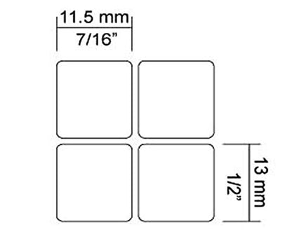 Hebrew Stickers for Keyboard with Black Letters Transparent for Computer LAPTOPS Desktop - color: Black