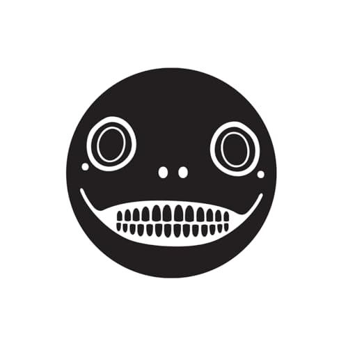 Nier Automata Yorha Emblem Emil Vinyl Decal Sticker for Window Car Laptop Bedroom Wall 5" in x 5" in (Black, Emil) - color: Black, size: Emil