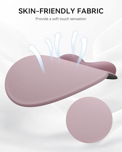 Laborio Mouse Pad with Wrist Rest, Ergonomic Mouse Pads for Desk, Office Non-Slip Mousepad with Gel Wrist Support(Rose Pink, 10.6''L x 9''W) - color: Rose Pink