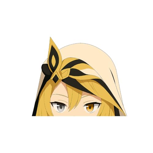 Genshin Impact Decal Stickers for Cars Laptop Skateboard Wall Decor UV Resistant (Rhinedottir) - color: Rhinedottir